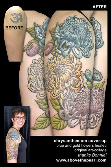 chrysanthemum cover up by Tanya Magdalena