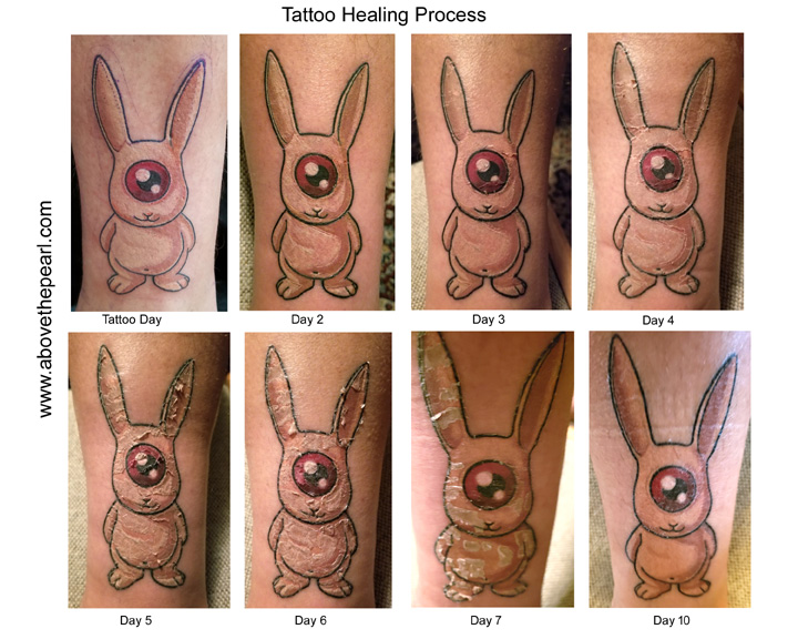 Tattoo Healing Process | Above The Pearl Tattoo Studio