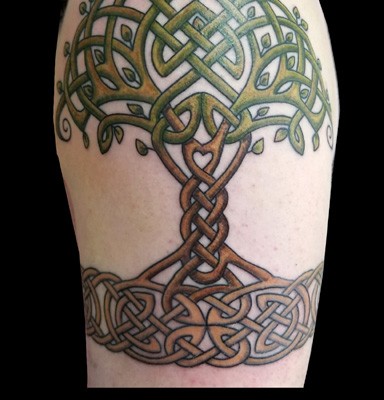 celtic tree armbandtattoo by Tanya magdalena