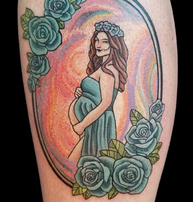 surrogate_mother tattoo by Tanya Magdalena